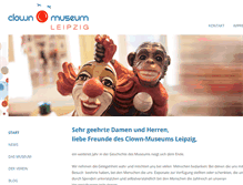 Tablet Screenshot of clown-museum.de